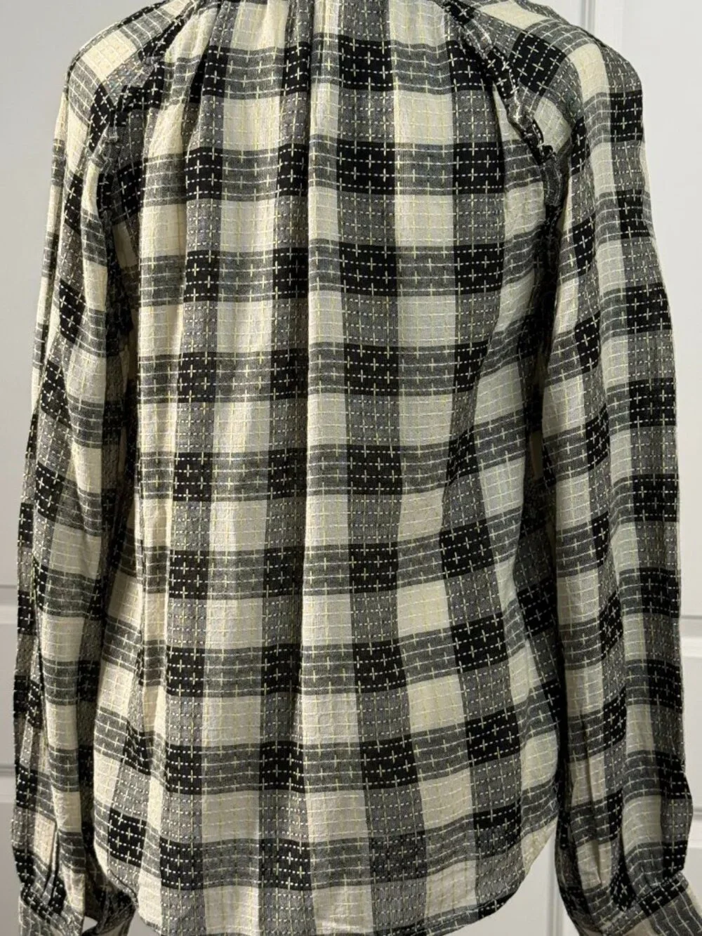 NWOT ANTHROPOLOGIE Pilcro Breezy Buttondown Shirt, Size S - Picture 3 of 8